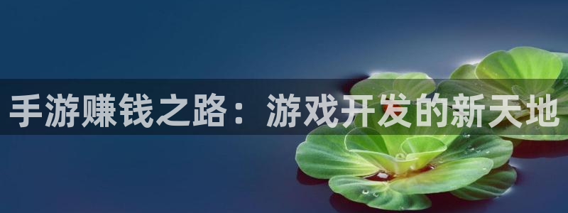V8娱乐官网：手游赚钱之路：游戏开发的新天地